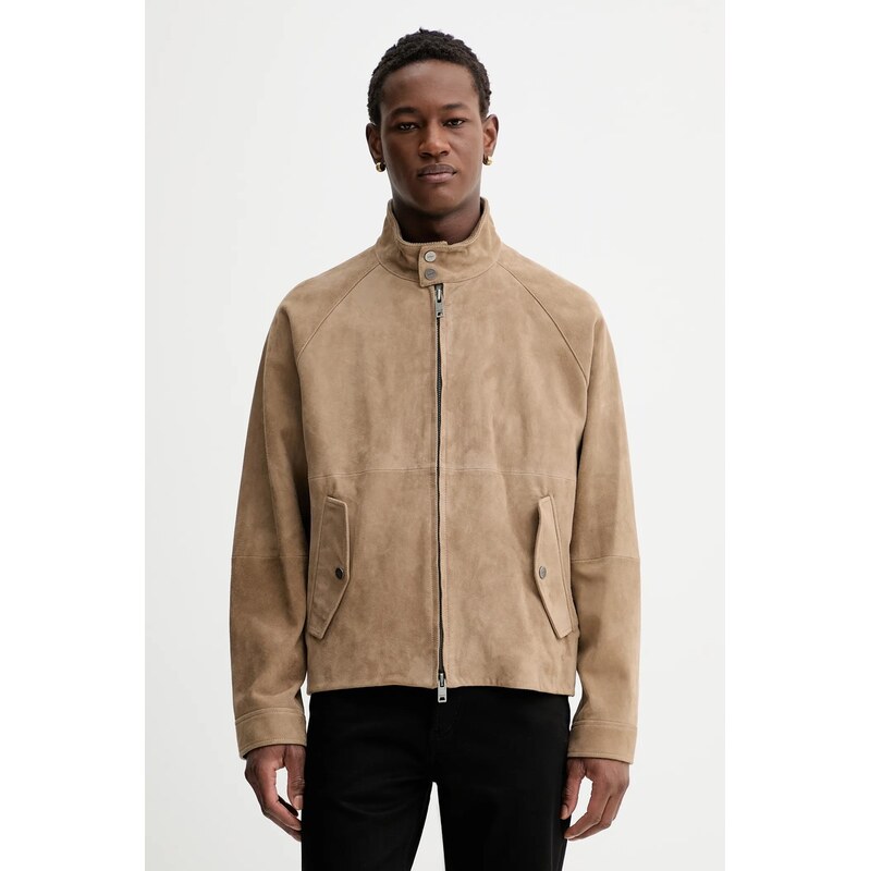 Semišová bunda HUGO Loridge 67099456