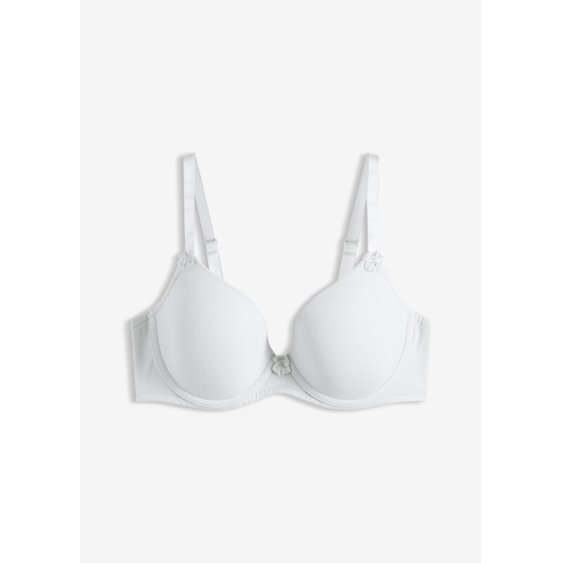 bonprix Vystužená podprsenka s kosticami, farba šedá 67100319