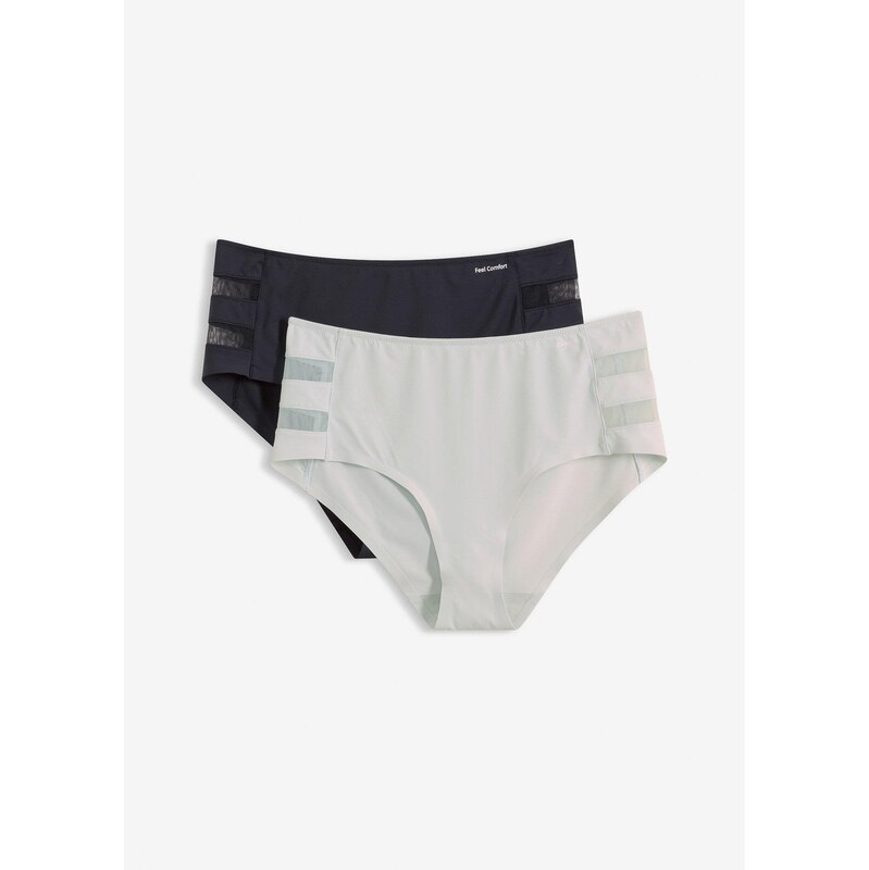 bonprix Maxi nohavičky Feel Comfort, Lasercut (2 ks v balení), farba 67100326