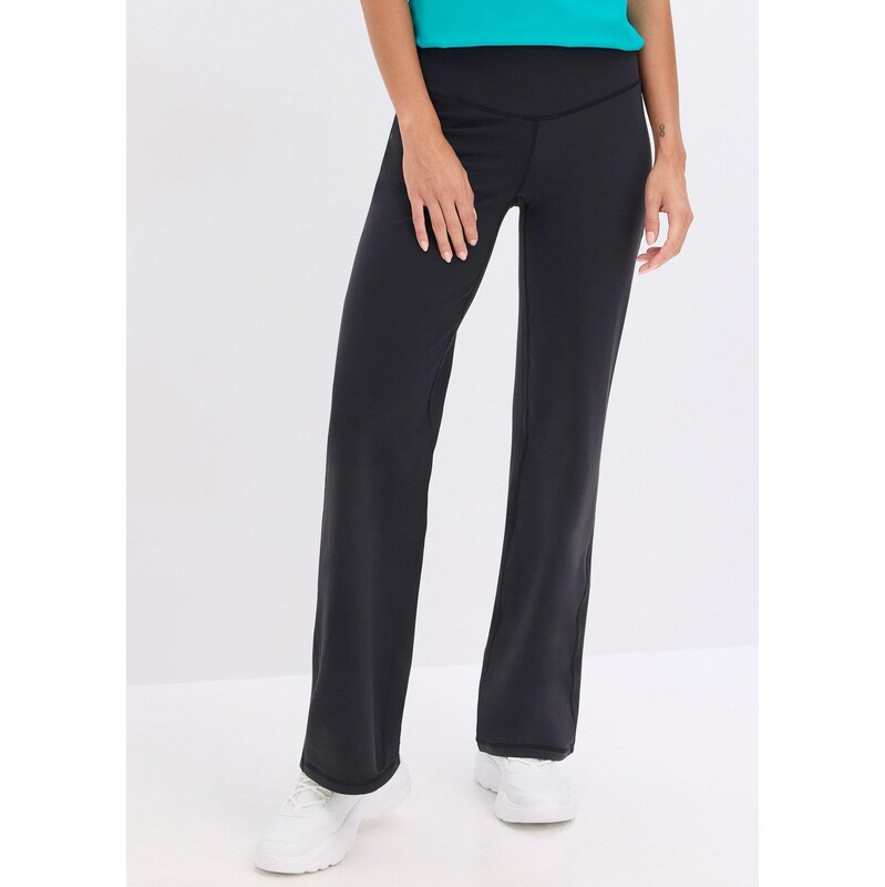 bonprix Športové legíny zo stabilnej bavlny, rovný strih, farba čierna 67100296