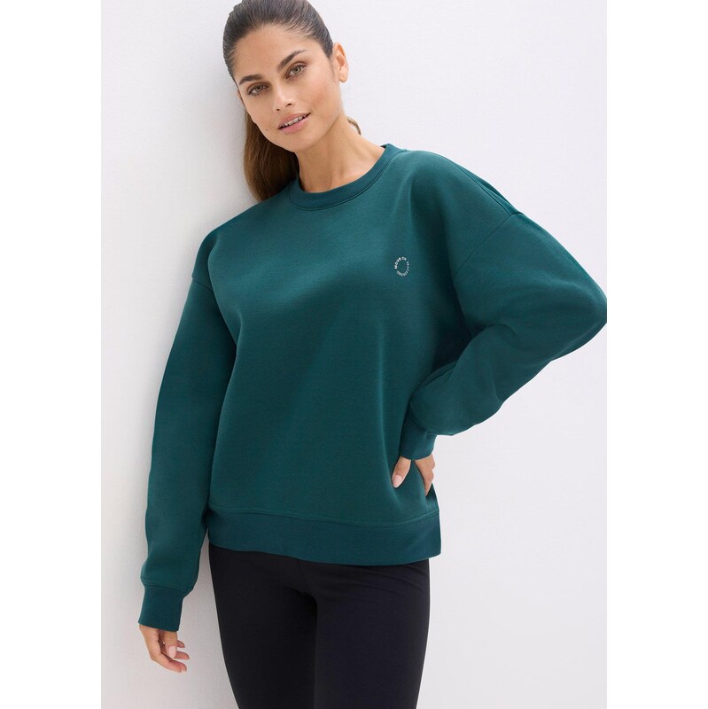 bonprix Termo mikina oversize, rýchloschnúce, farba modrá 67120500