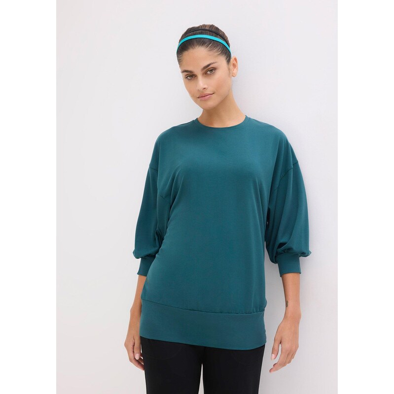 bonprix Športové tričko, oversize, s 3/4 rukávom, rýchlo schnúce, 67100305