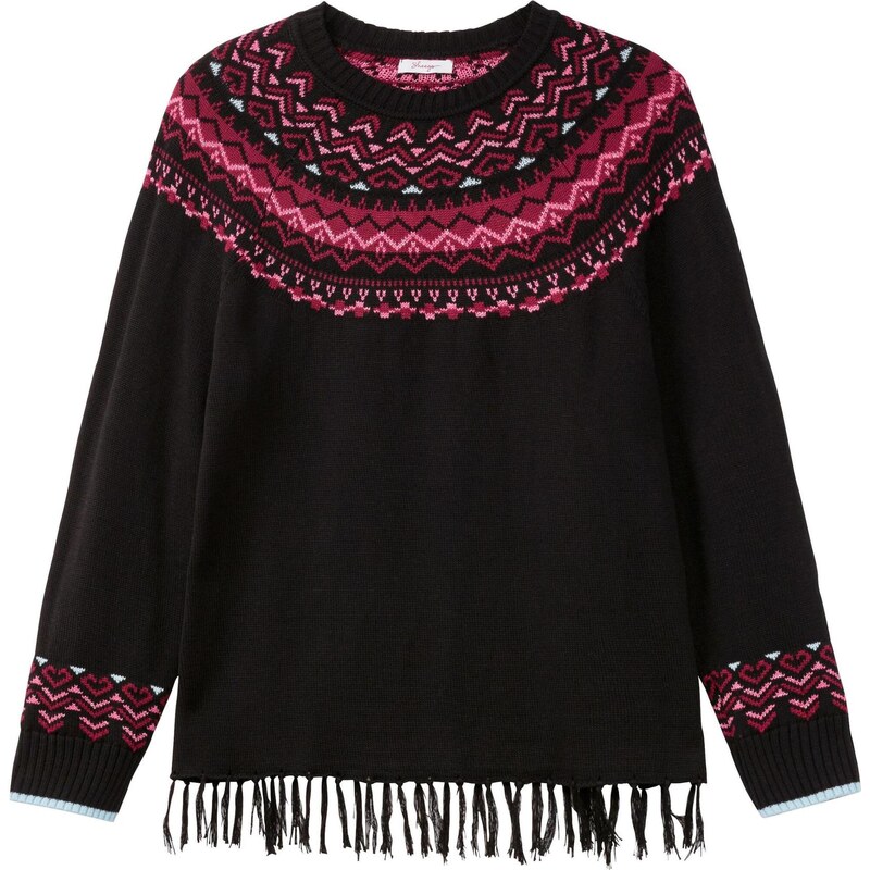 SHEEGO Sveter ružová / čierna 67101810
