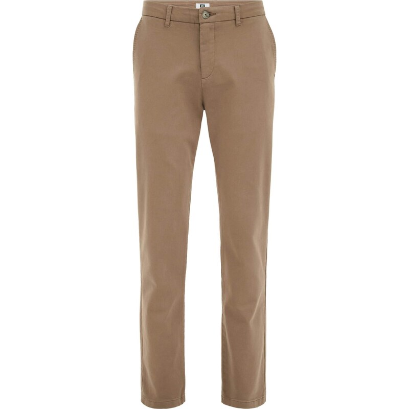 WE Fashion Chino nohavice svetlohnedá 67103009