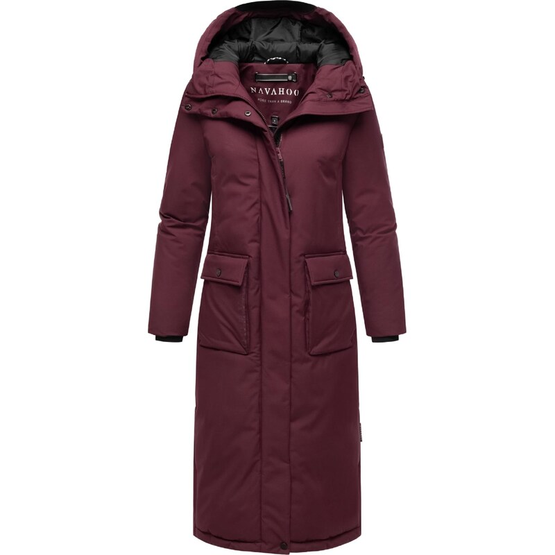 NAVAHOO Zimný kabát Wolkenfrost XIV bordová 67103010