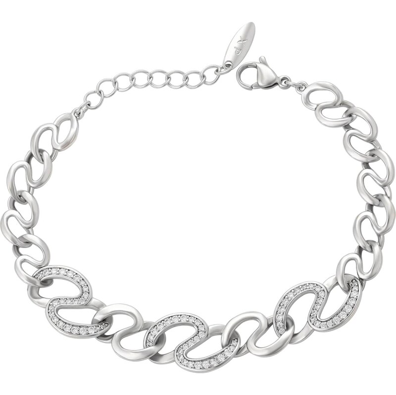 faina Náramok strieborná / priehľadná 67103038