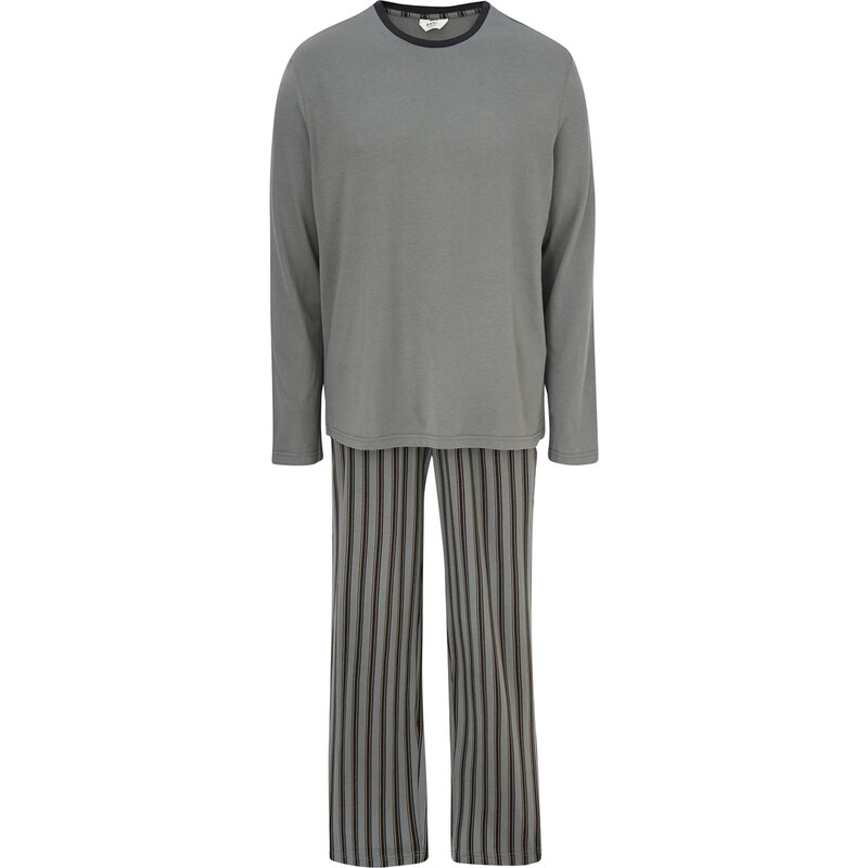 Dagi Dlhé pyžamo sivá / čierna 67103034