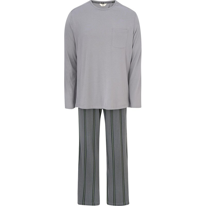 Dagi Dlhé pyžamo svetlosivá / zelená 67103040