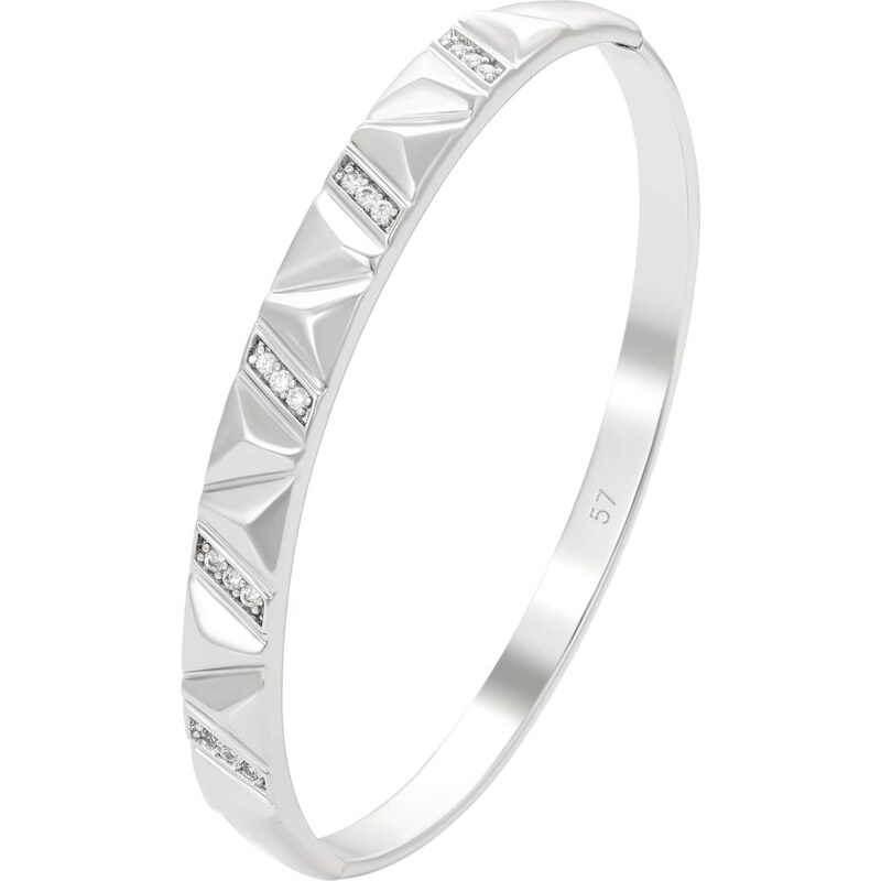 faina Náramok strieborná / priehľadná 67103055