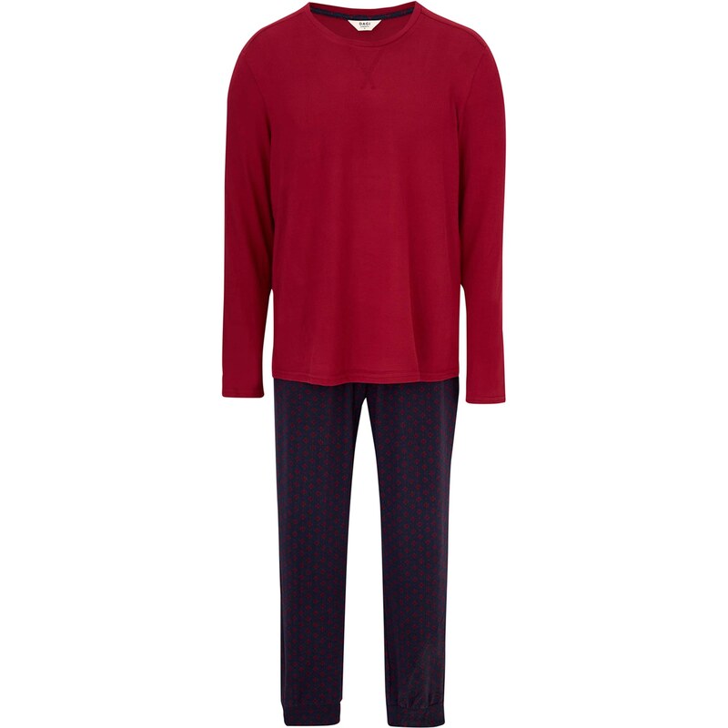 Dagi Dlhé pyžamo námornícka modrá / červená 67103059