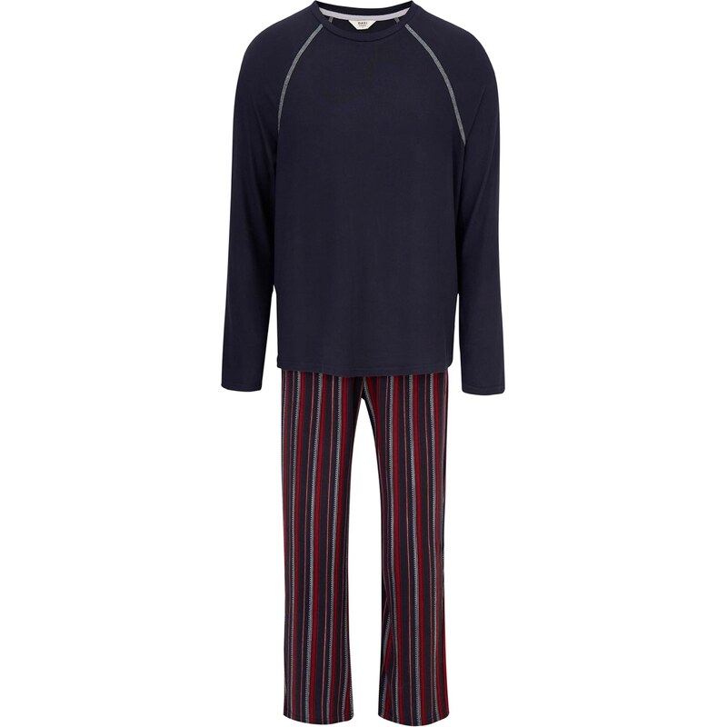 Dagi Dlhé pyžamo námornícka modrá / červená / biela 67103080