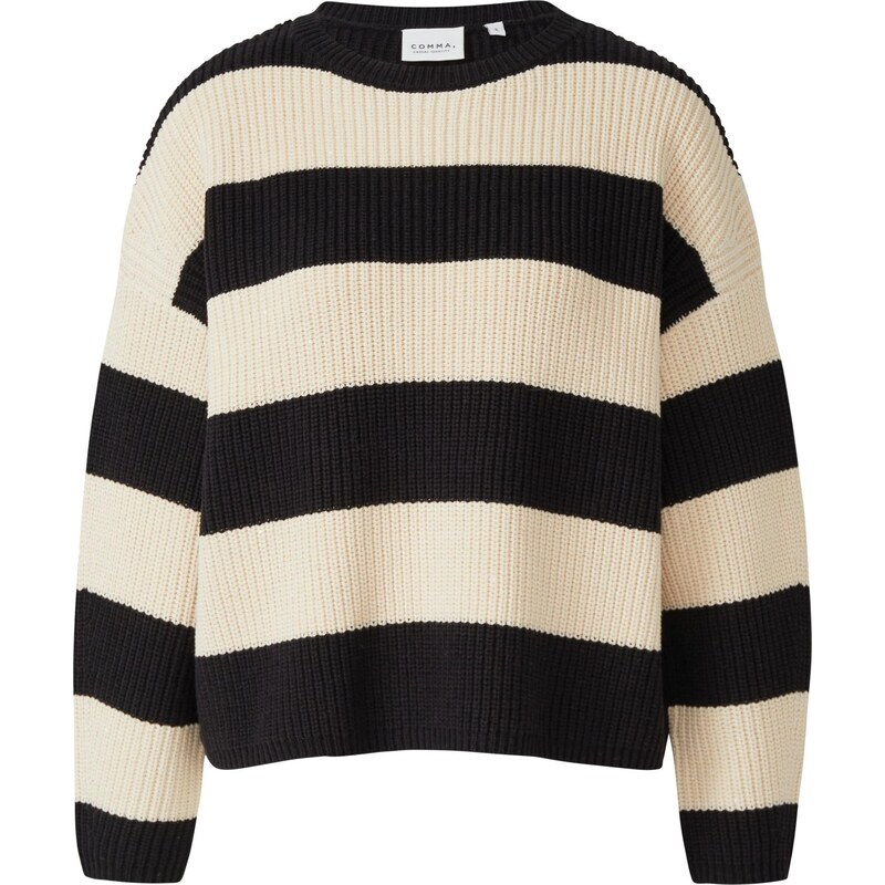 COMMA Sveter čierna / biela 67103069