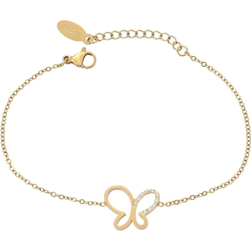 faina Náramok zlatá / priehľadná 67103090