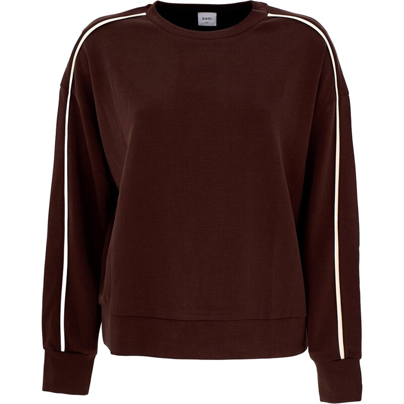 Dagi Mikina hnedá / biela 67103276