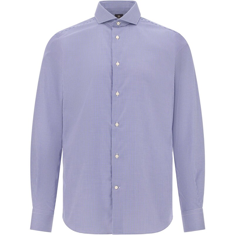 Boggi Milano Košeľa námornícka modrá / biela 67103283