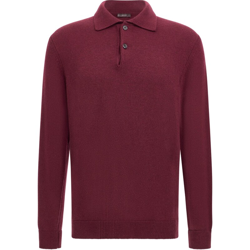 Boggi Milano Sveter B Sustainable burgundská 67103291