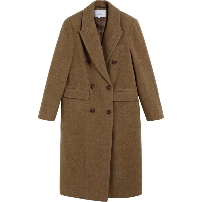 Scalpers Prechodný kabát hnedá 67103301