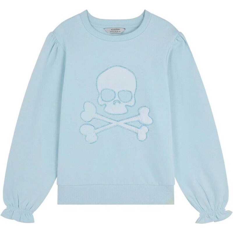 Scalpers Mikina pastelovo modrá / svetlomodrá 67103318