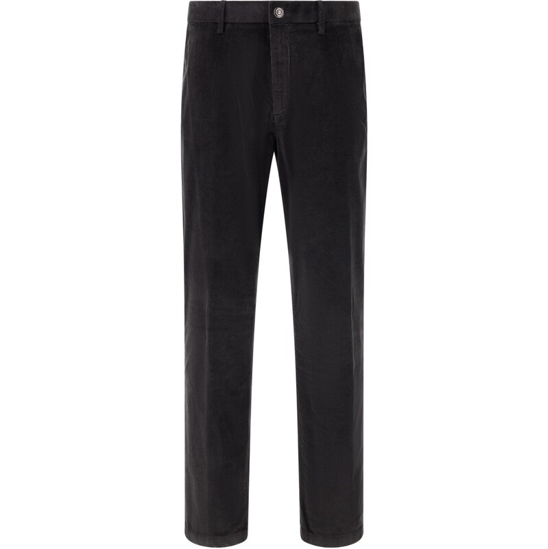 Boggi Milano Nohavice s pukmi antracitová 67103329