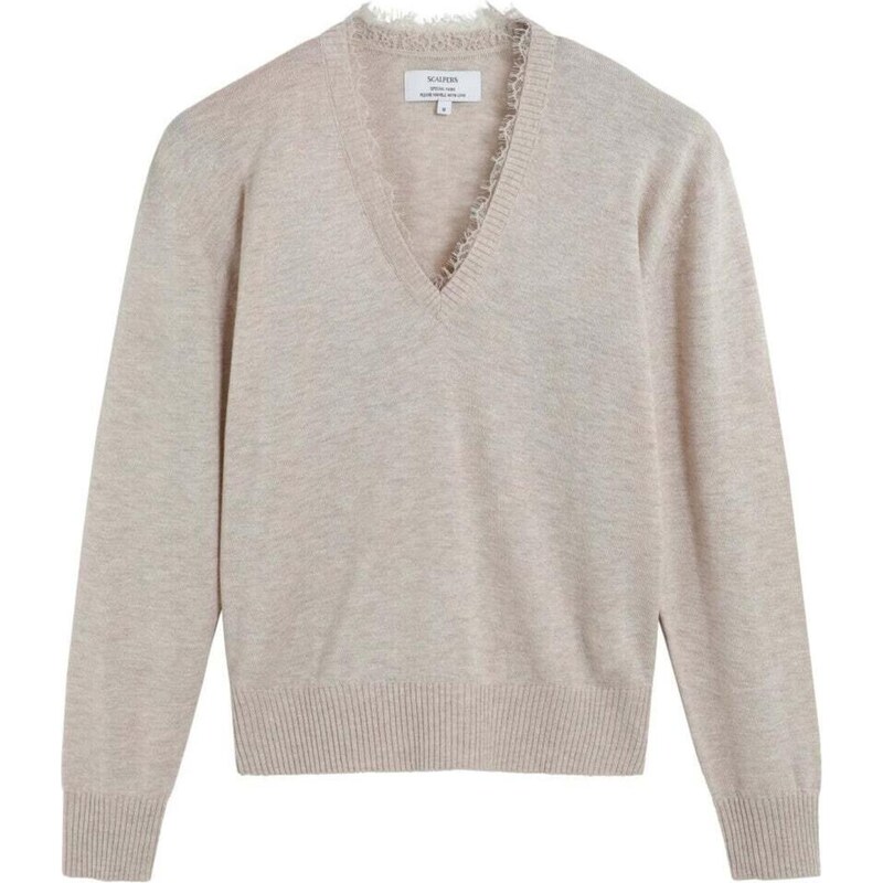 Scalpers Sveter béžová melírovaná 67103343