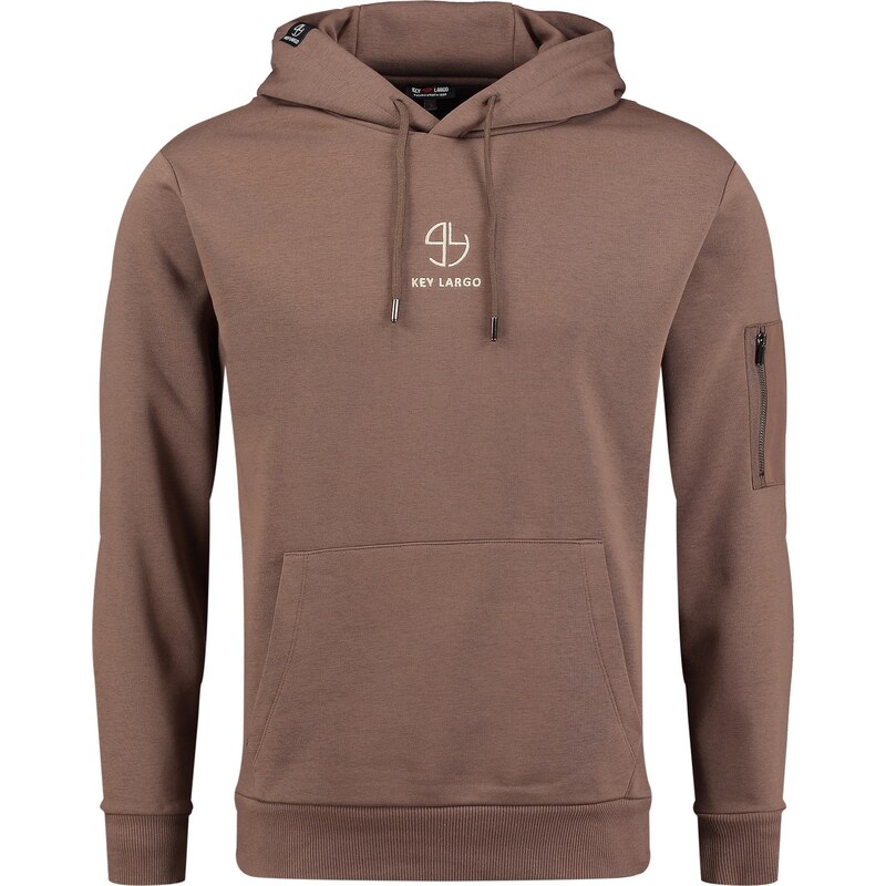 Key Largo Mikina Membership krémová / hnedá 67103354