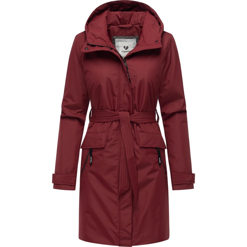 Ragwear Funkčný kabát Horatia tmavočervená 67103402
