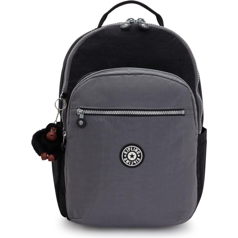 KIPLING Batoh Seoul College Extra sivá / čierna 67103463