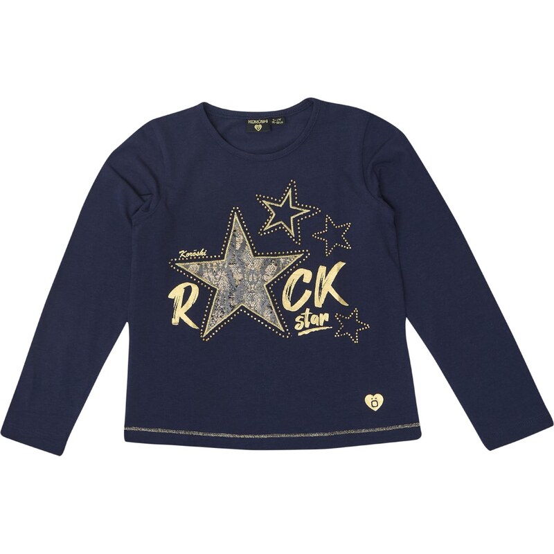 KOROSHI Tričko námornícka modrá / svetložltá 67103560