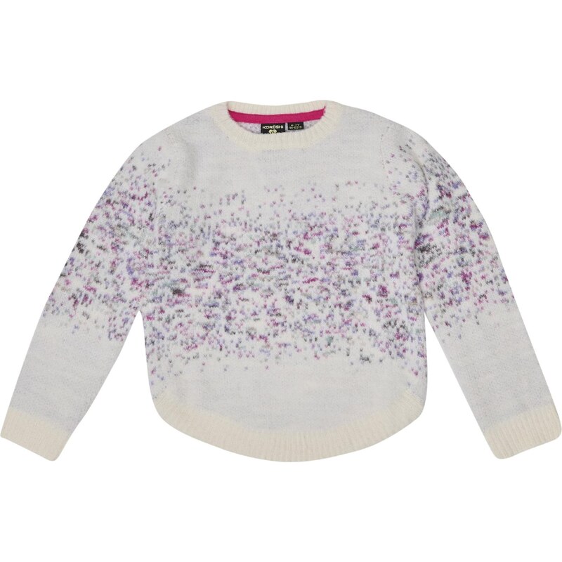 KOROSHI Sveter fialová / orgovánová / čierna / šedobiela 67103563