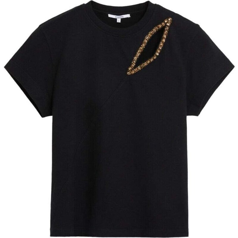Scalpers Tričko zlatá / čierna 67103581