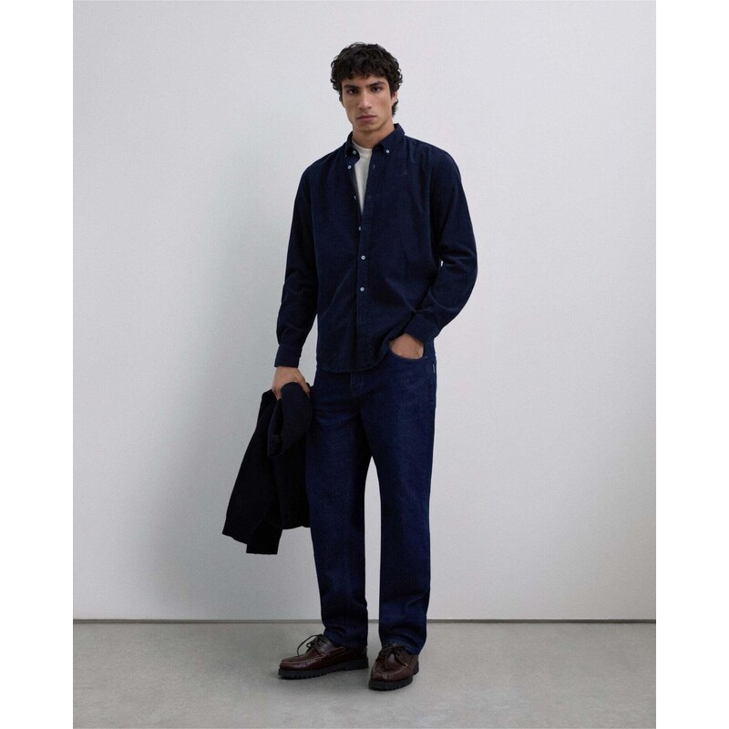 Scalpers Košeľa námornícka modrá 67103608