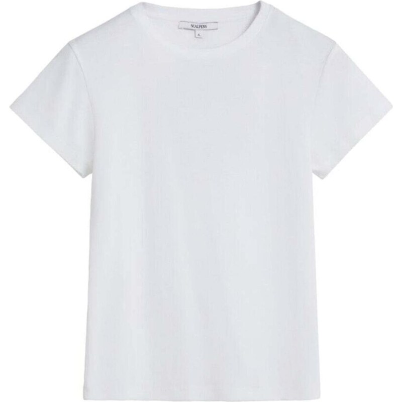 Scalpers Tričko hnedá / šedobiela 67103602