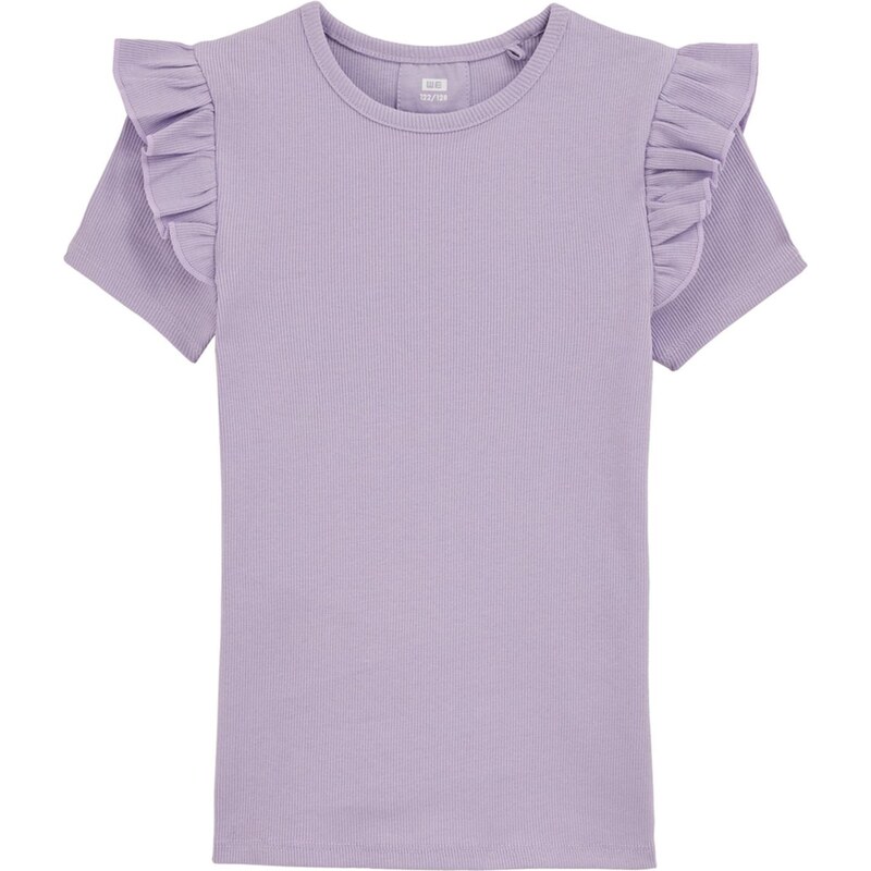 WE Fashion Tričko Meisjes levanduľová 67103651