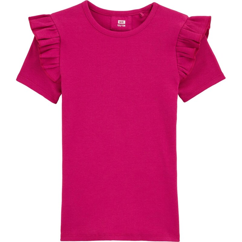 WE Fashion Tričko Meisjes tmavoružová 67103657