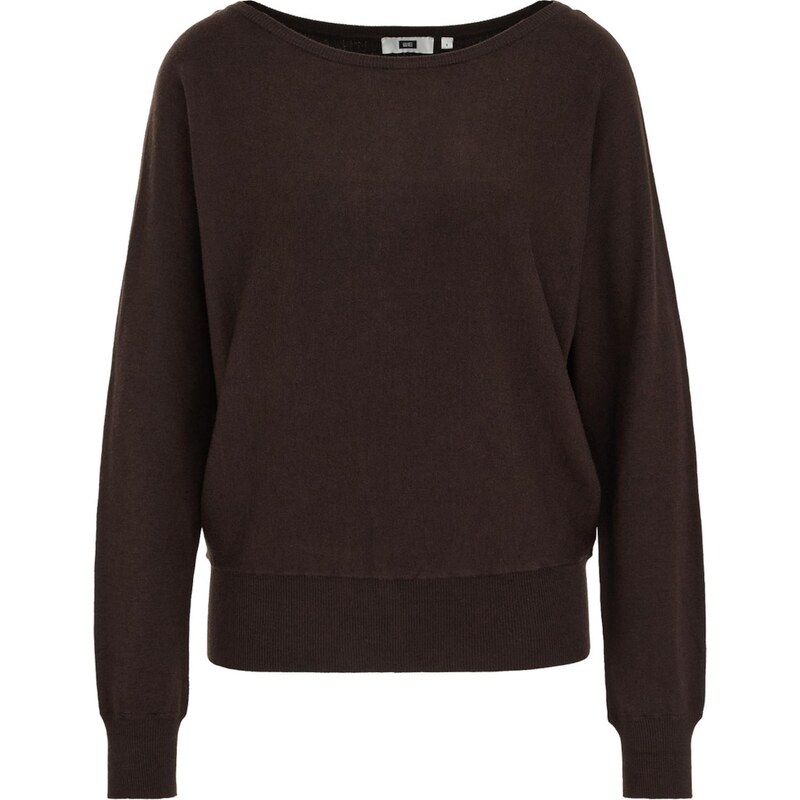 WE Fashion Sveter tmavohnedá 67103663
