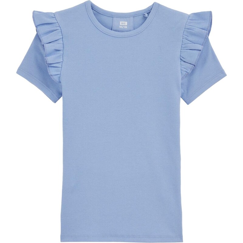 WE Fashion Tričko Meisjes pastelovo modrá 67103659