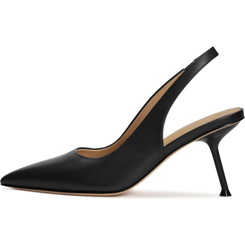 Kazar Studio Lodičky s otvorenou pätou čierna 67103671