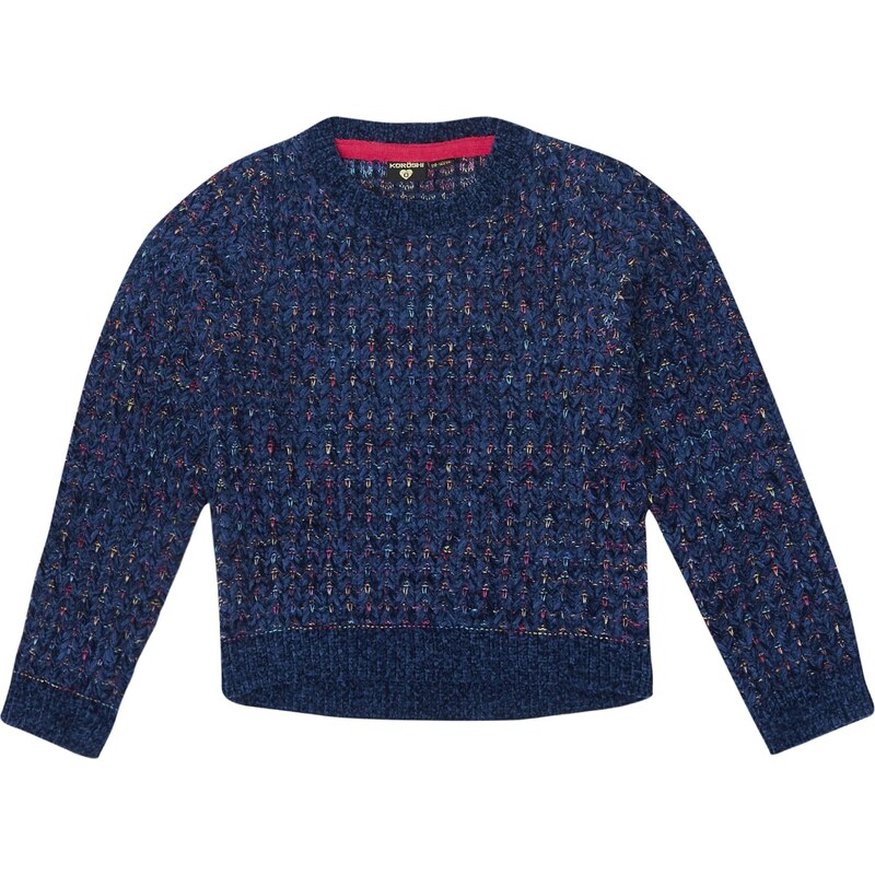 KOROSHI Sveter námornícka modrá 67103674