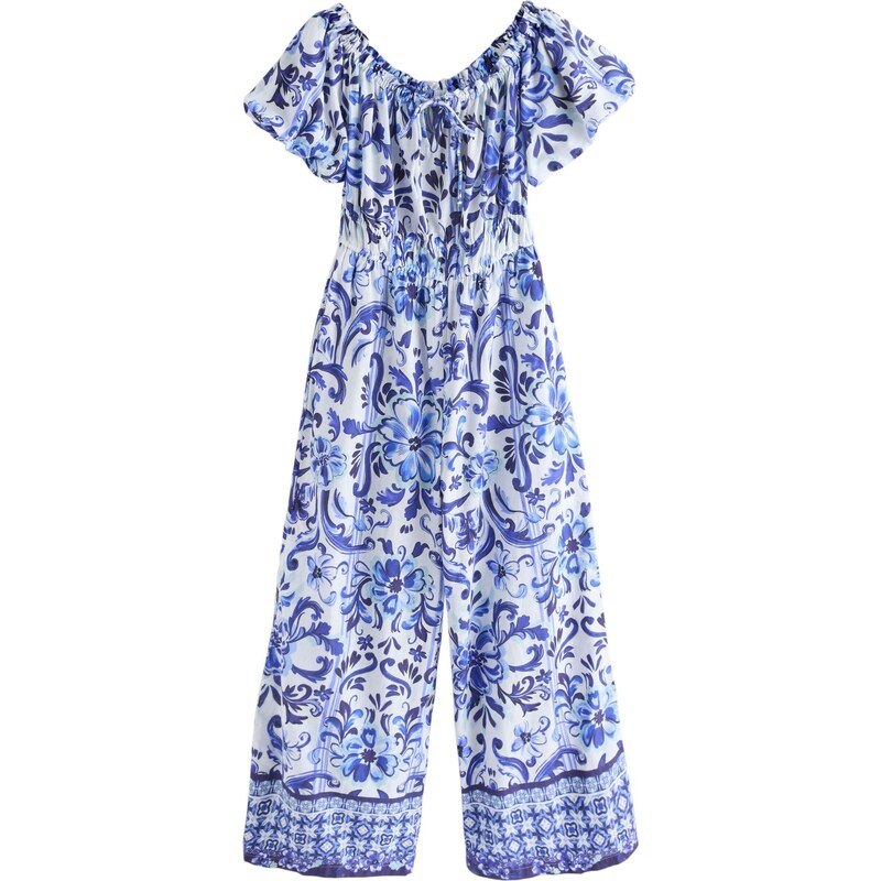 Next Overal modrá / biela 67103743