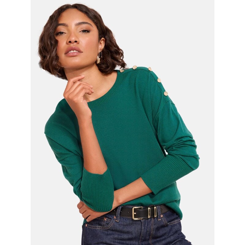 Friends Like These Sveter smaragdová 67103762