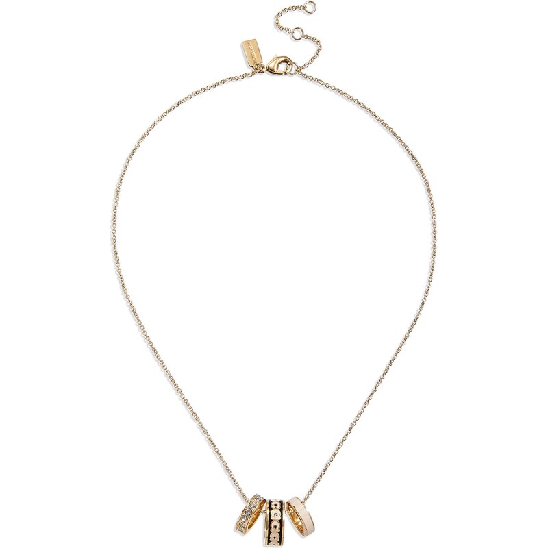 COACH Retiazka krémová / zlatá / čierna 67103821