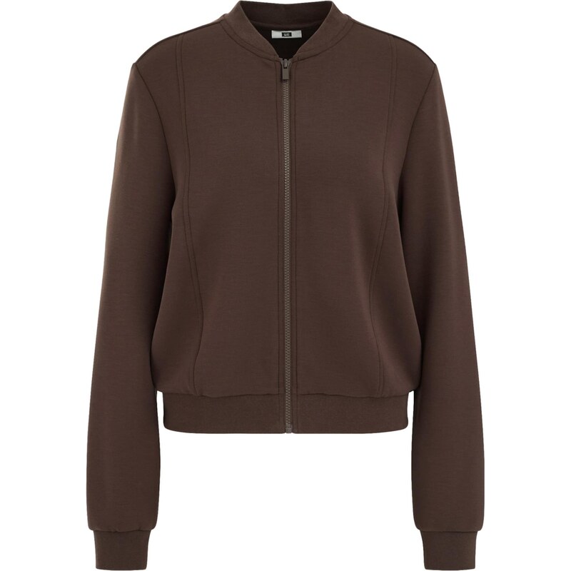 WE Fashion Kardigán tmavohnedá 67103835