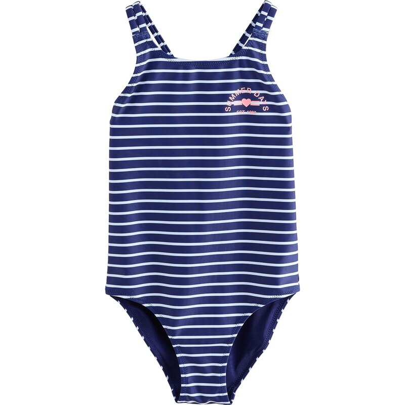 Next Jednodielne plavky námornícka modrá / rosé / biela 67103833