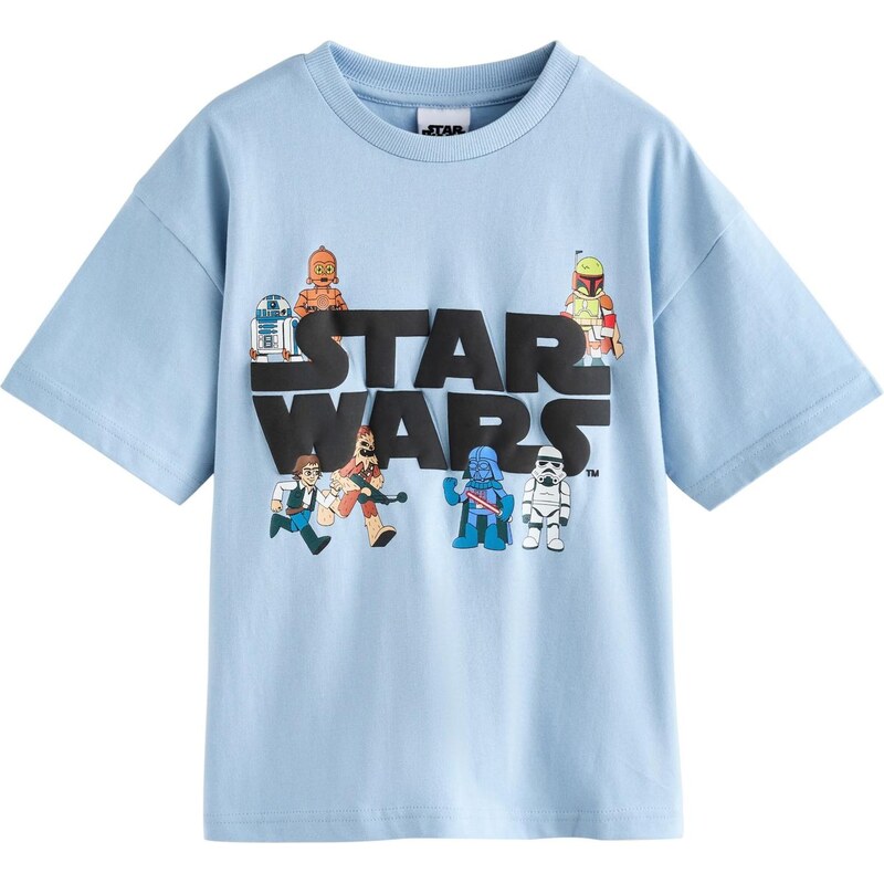 Next Tričko svetlomodrá / žltá / čierna / biela 67103893