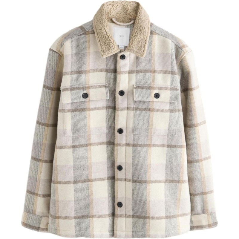 Next Prechodná bunda béžová / krémová / tmavohnedá / sivá melírovaná 67103906