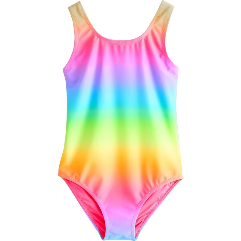 Next Jednodielne plavky vodová / žltá / jablková / fialová 67103920