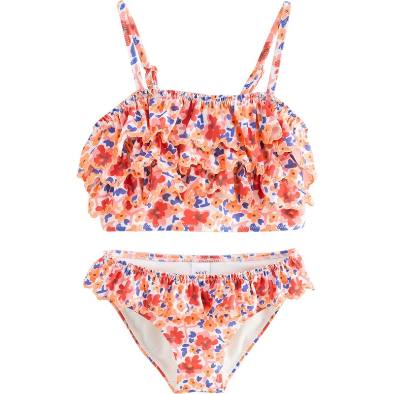 Next Bikiny modrá / mandarínková / pitaya / biela 67103924