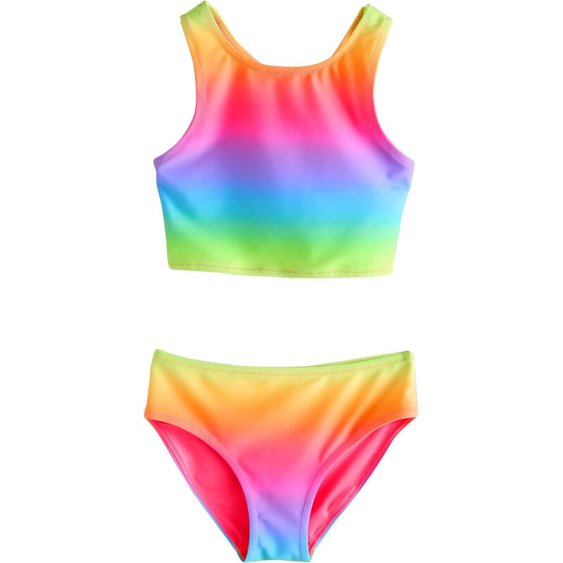 Next Bikiny svetlomodrá / žltá / limetová / fialová 67103922