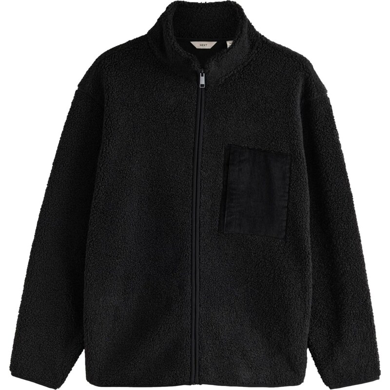 Next Flisová bunda čierna 67103916
