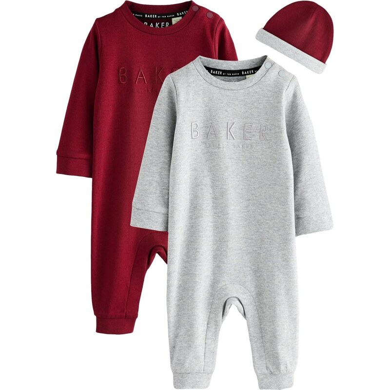 Baker by Ted Baker Pyžamo sivá melírovaná / burgundská 67103929